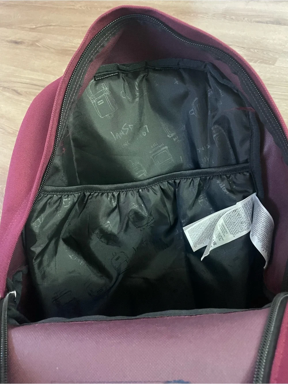 Jansport backpack burgundy